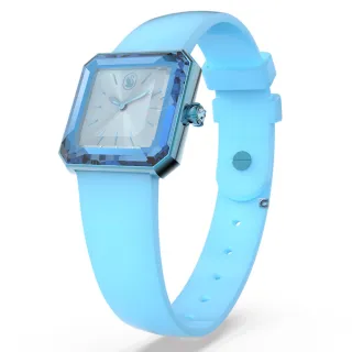 【SWAROVSKI 施華洛世奇】Lucent風格時尚腕錶(5624385-藍)