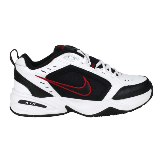 【NIKE 耐吉】AIR MONARCH IV 男休閒運動鞋-老爹鞋 復古 經典 白黑紅(415445-101)