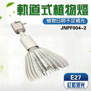 【JIUNPEY 君沛】君沛 植物燈系列 軌道式 40瓦 E27 植物燈泡 紅藍混光 全電壓(植物燈)