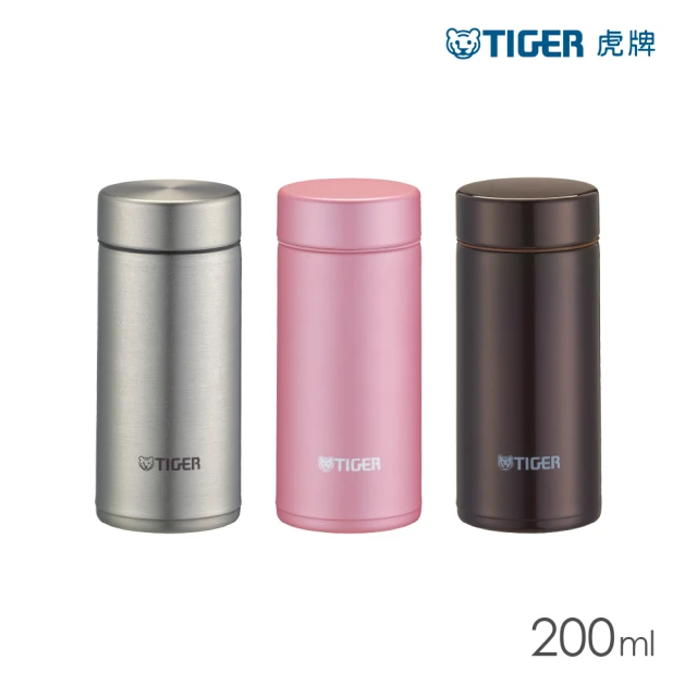 【TIGER 虎牌】夢重力抗菌旋蓋式不鏽鋼真空保溫杯 200ml(MMP-K020)