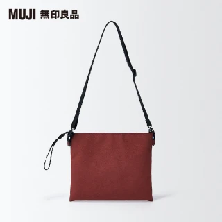 【MUJI 無印良品】撥水加工聚酯纖維隨身側包(共4色)