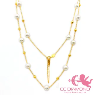 【CC Diamond】18K仙女珍珠項鏈(5.5-6mm)