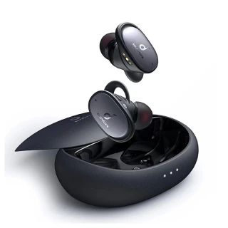 【Soundcore】Liberty 2 Pro 真無線藍牙耳機 雲母黑(同軸圈鐵聲學設計/Qi無線充線/HearID聽紋辨識)