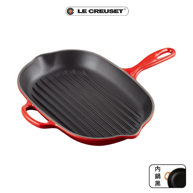 【Le Creuset】典藏琺瑯鑄鐵橢圓烤盤 32cm(櫻桃紅)