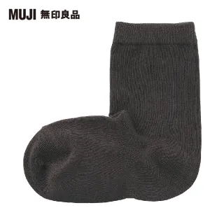 【MUJI 無印良品】兒童棉混腳跟特殊編織直角襪(共6色)
