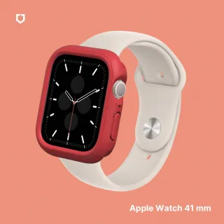 【Apple 蘋果】Apple Watch S7 LTE 41mm★犀牛盾防摔錶殼組(鋁金屬錶殼搭配運動型錶帶)