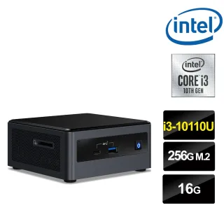 【Intel 英特爾】NUC平台i3雙核{極地勇士} 迷你電腦(i3-10110U/16G/256G M.2 SSD)
