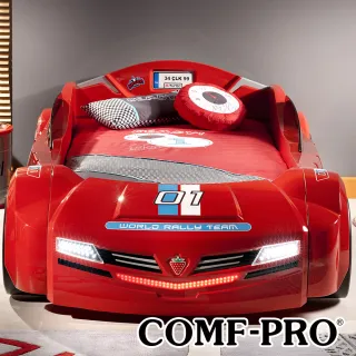 【COMF-PRO 康樸樂】歐洲進口酷炫F1跑車床(歐洲進口/兒童房/單人加大床架)