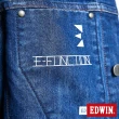 【EDWIN】E-FUNCTION牛仔外套-男款(原藍磨-無帽款)
