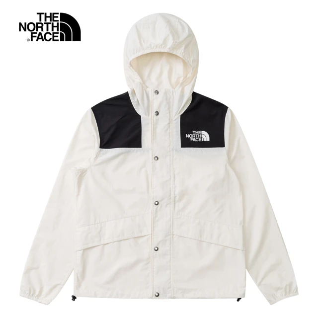 The North Face【The North Face】北面男款黑白拼接防潑水防風外套｜5JYNN3N