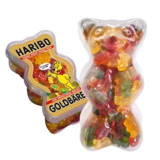 HARIBO 哈瑞寶 金熊盒裝水果風味Q軟糖450g(效期20221231)