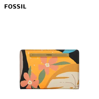 【FOSSIL】Liza 輕巧型短夾-熱帶花卉 SL6565919