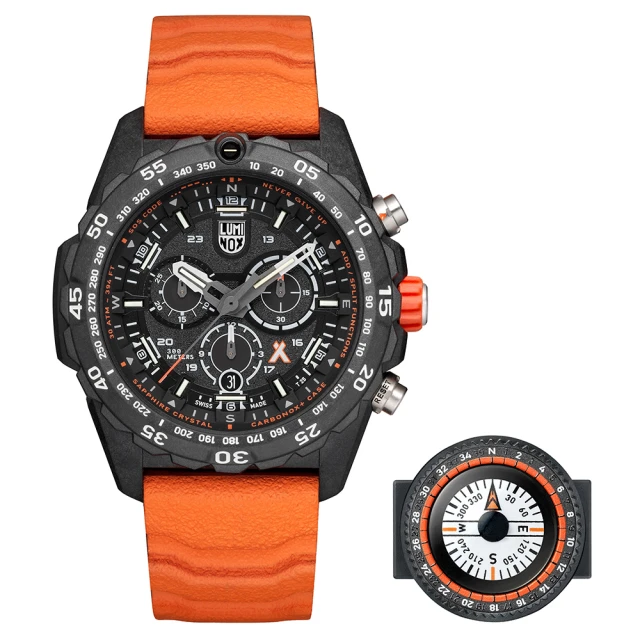 【LUMINOX 雷明時】Bear Grylls Survival 貝爾求生系列計時腕錶(A3749)