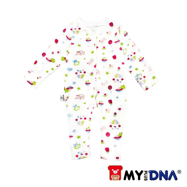 MY+DNA 熊本部【MY+DNA 熊本部】純棉寶寶連身衣0-6M 小花園(B0125-10-04)