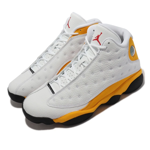 NIKE 耐吉【NIKE 耐吉】喬丹鞋 Air Jordan 13 Retro 男鞋 白橘 金黃 太陽色 AJ13 Del Sol(414571-167)