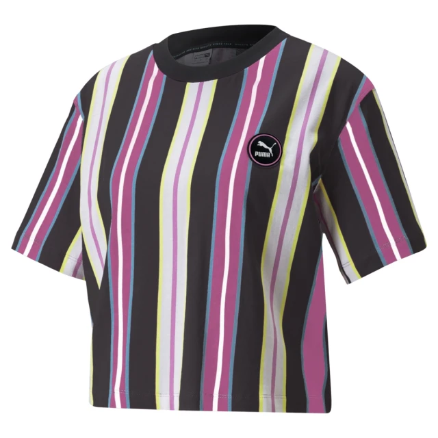 【PUMA官方旗艦】流行系列SWxP條紋短袖T恤 女性 53356515