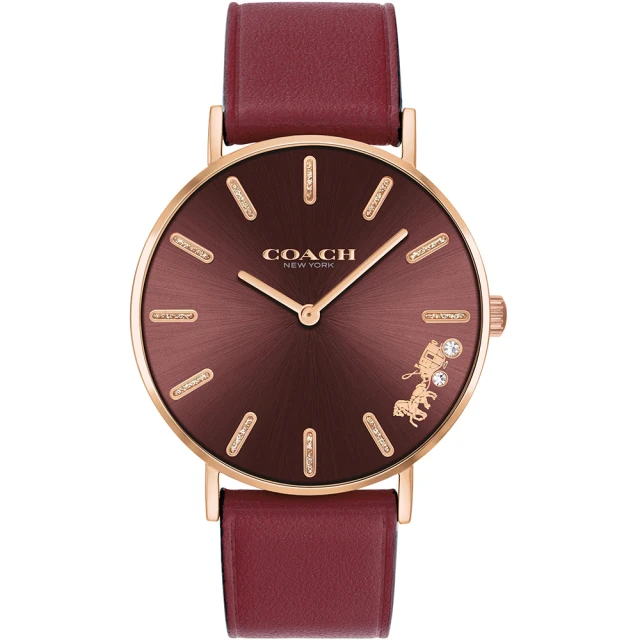 【COACH】奢華晶鑽時尚腕錶-36mm(14503851)