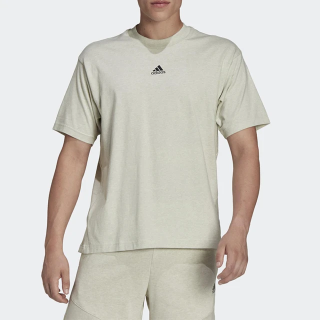 【adidas 愛迪達】上衣 男 運動 寬鬆 短袖上衣 亞規 BotanDyed Tee 灰 HF4499