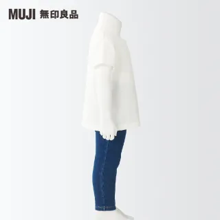 【MUJI 無印良品】幼兒棉混輕鬆活動舒適拼接丹寧緊身長褲(共2色)