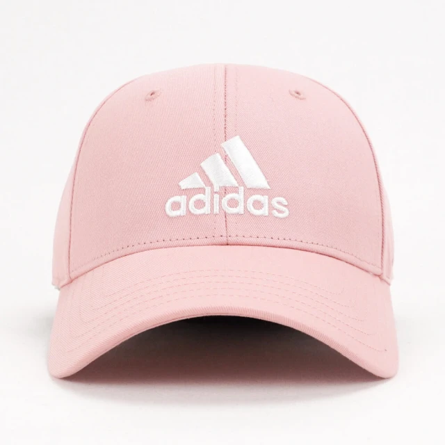 adidas 愛迪達【adidas 愛迪達】Adidas BBALL CAP COT 女 棒球帽 老帽 經典 斜紋布 運動 訓練 休閒 遮陽 粉(HD7235)