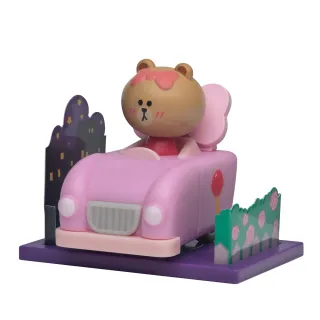 【LINE FRIENDS】熊大/兔兔/莎莉/熊美/饅頭人 迴力車 5款任選 模型小車造型玩具