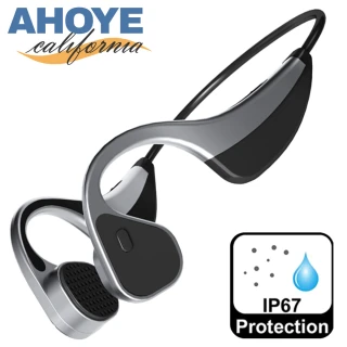 【AHOYE】IP67防水真骨傳導耳機 降噪耳機 藍牙耳機 運動耳機 防水耳機