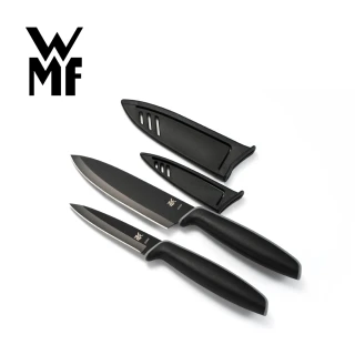 【德國WMF】Touch不鏽鋼雙刀組附刀套 9cm/13cm(一大一小2入組)