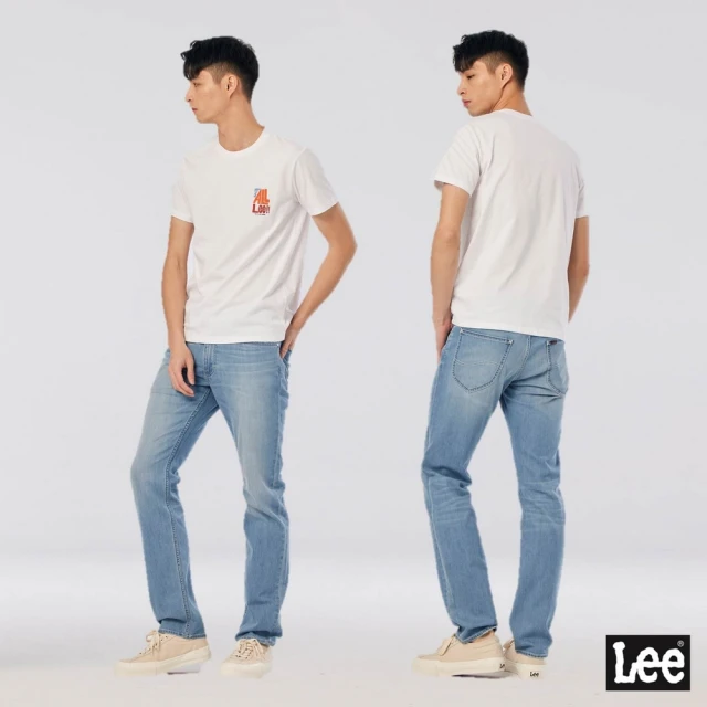 【Lee】726 中腰標準直筒 男牛仔褲-淺藍洗水(Urban Riders 系列)