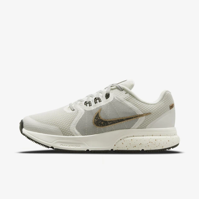 NIKE 耐吉【NIKE 耐吉】Nike W Zoom Span 4 PRM 女 慢跑鞋 運動 訓練 路跑 緩震 耐磨 米棕(DC9008-100)