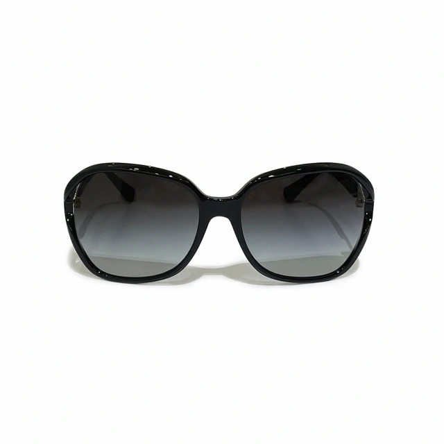 【COACH】簡約黑框側c logo時尚太陽眼鏡(L948)