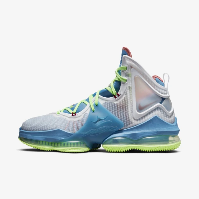 NIKE 耐吉【NIKE 耐吉】Nike LeBron 19 XIX EP 男 籃球鞋 運動 詹姆斯 氣墊 穩固 包覆 藍綠(DC9341-400)