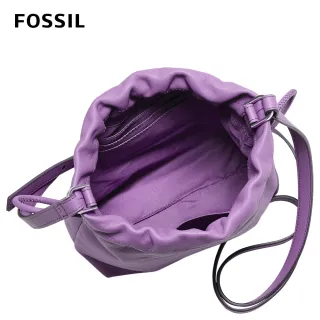 【FOSSIL】Gigi 真皮束口雲朵包-紫色 ZB1628520