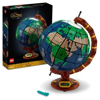 【LEGO 樂高】Ideas 21332 地球儀(模型 立體地球儀)