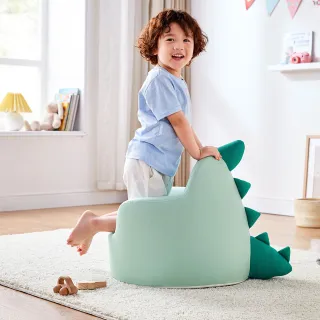 【hoi! 好好生活】林氏木業童趣恐龍兒童沙發 LS336-小款