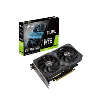 Dual GeForce RTX3050 OC超頻版 8GB 顯示卡