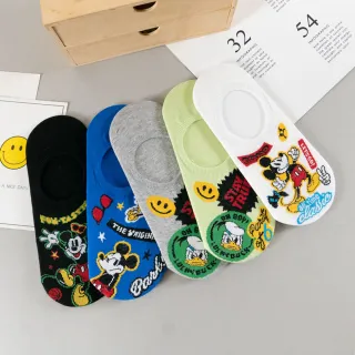 【AHUA 阿華有事嗎】韓國襪子 迪士尼美式風格隱形襪 女襪 K1431(可愛 迪士尼 卡通襪  隱形襪 平輸品)