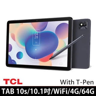 【TCL】TAB 10s FHD with T-Pen 10.1吋 平板電腦(WiFi版/4G/64G)