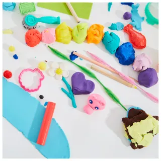 【PLAYDOH 培樂多】黏土補充罐系列-八色無毒黏土組-霓虹派對款 E5044(小孩幼兒兒童玩具/益智玩具/兒童手作)