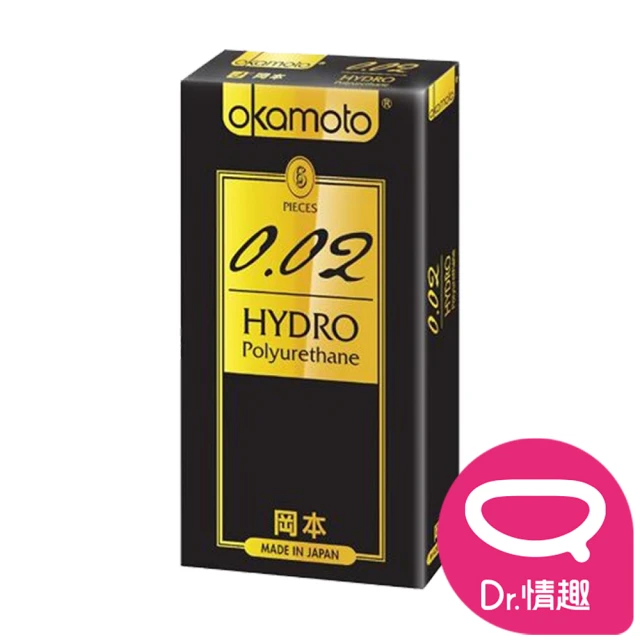 【Dr. 情趣】岡本Okamoto 002 HYDRO水感勁薄保險套 12入/盒