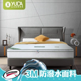 【YUDA 生活美學】軟床墊-3M防潑水 法式柔情三線獨立筒床墊/彈簧床墊/雙人5尺全新福利品