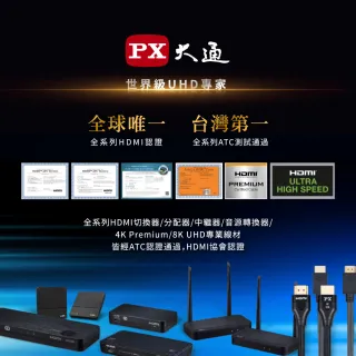 【-PX 大通】HD2-141 HDMI1進4出分配器一進四出分配器 4K Ultra HD