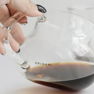 【ORIGAMI】日本摺紙咖啡 Pinot Aroma 咖啡玻璃壺(490mL)
