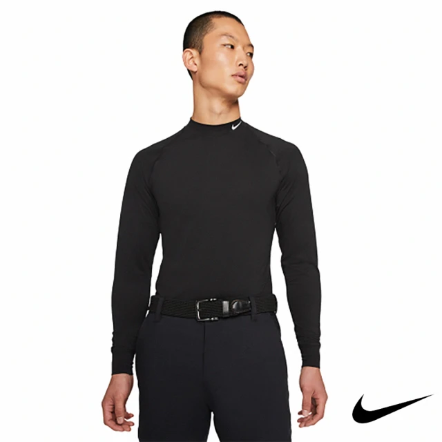 NIKE 耐吉【NIKE 耐吉】Nike Golf Dri-FIT UV Vapor 男 高爾夫長袖上衣/高爾夫球衫 黑(CU9803-010)