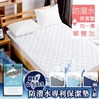 【這個好窩】任選兩入$699  台灣製防潑水鋪棉床包式保潔墊(單/雙/加)