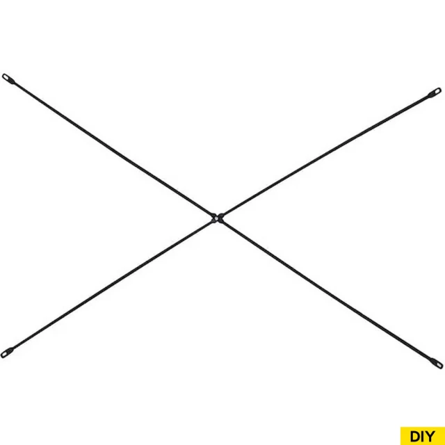【NITORI 宜得利家居】Npolder 專用配件-X型支撐架 BK(Npolder 專用配件 X型支撐架 Npolder)