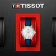【TISSOT 天梭 官方授權】ODACI-T系列 淑女時尚真鑽腕錶 / 33mm(T1332101611600)