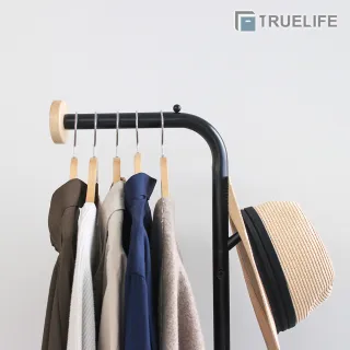 【TrueLife】MIT簡約圓點衣帽掛架(三色可選/掛衣架/吊衣架/美型衣帽架)