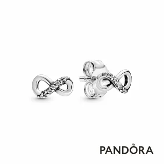 【Pandora官方直營】無限璀璨針式耳環