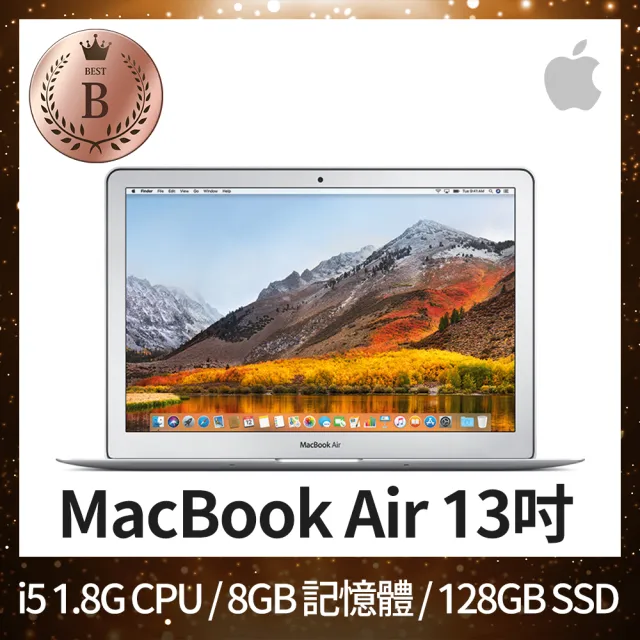 【Apple 蘋果】『C級福利品』MacBook Air 13吋 i5 1.8G 處理器 8G 記憶體 128GB SSD 輕薄文書機(2017)