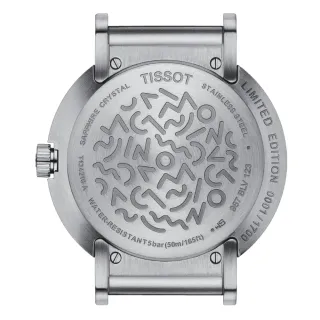 【TISSOT 天梭 官方授權】全球限量1700只 HERITAGE MEMPHIS系列 時尚腕錶 / 34mm(T1342101701100)
